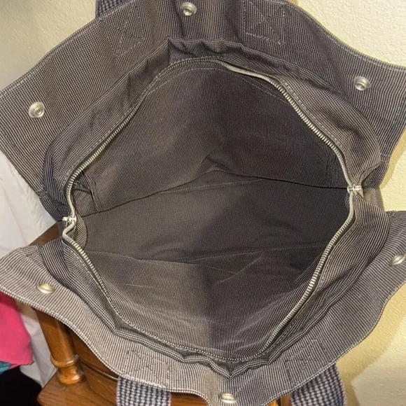 Hermes Authentic large tote black white - Picture 10 of 13